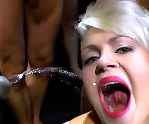 Tattooed hottie blowing fat boners