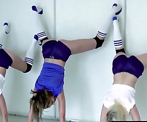 Teen volleyball girls shares their coachs fat boner