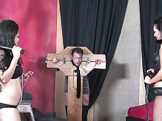 Female dom threesome with the hottest pornstars Asa Akira and Jessica Bangkok